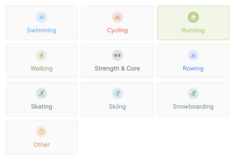 Filter zones per sport